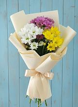 Букет школьные годы в Петрозаводске Букет цветов из:  Хризантемы в Петрозаводске
