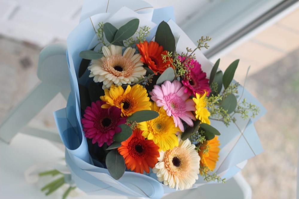 Букет цветов из: Герберы в Петрозаводске