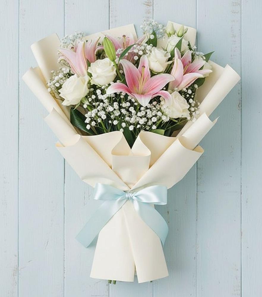 Букет Лилии в Петрозаводске Букет цветов из: Лилии в Петрозаводске