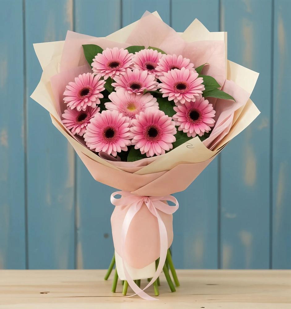 Букет пурпурно-розовый в Петрозаводске Букет цветов из: Герберы в Петрозаводске