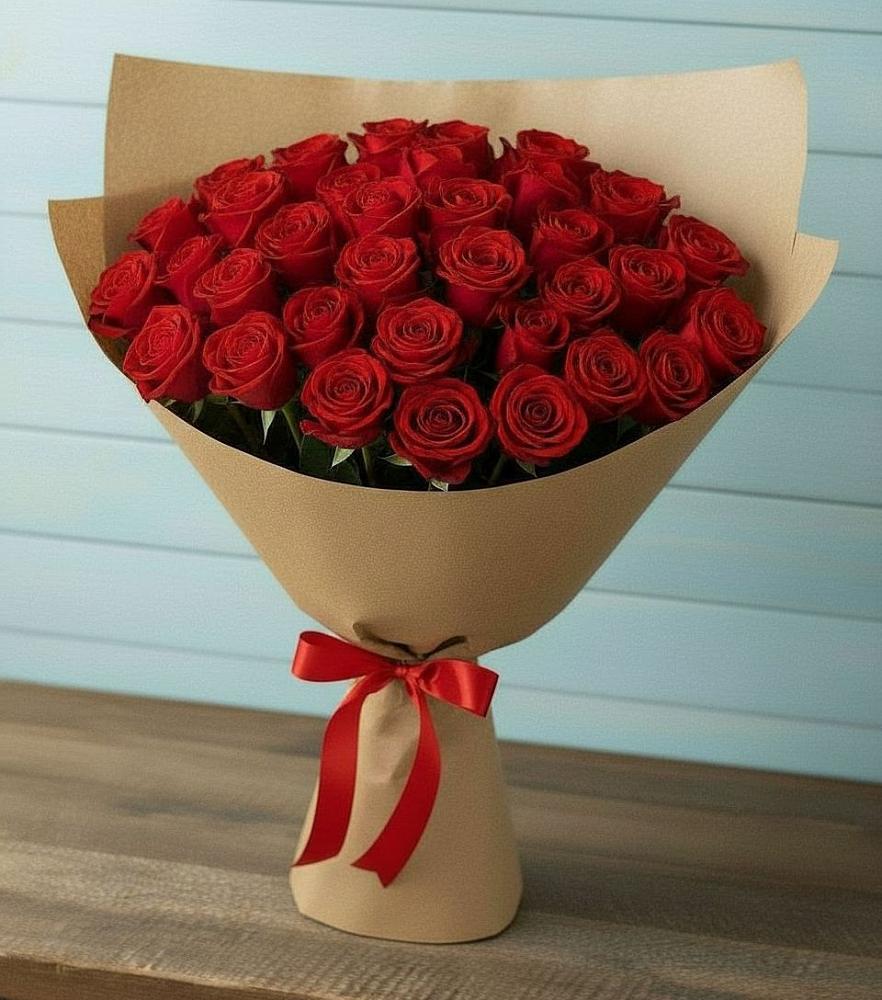 Букет Красные розы Милано в Петрозаводске