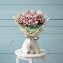 Букет 11 орхидей в Петрозаводске Букет цветов из:  Орхидеи и Розы в Петрозаводске