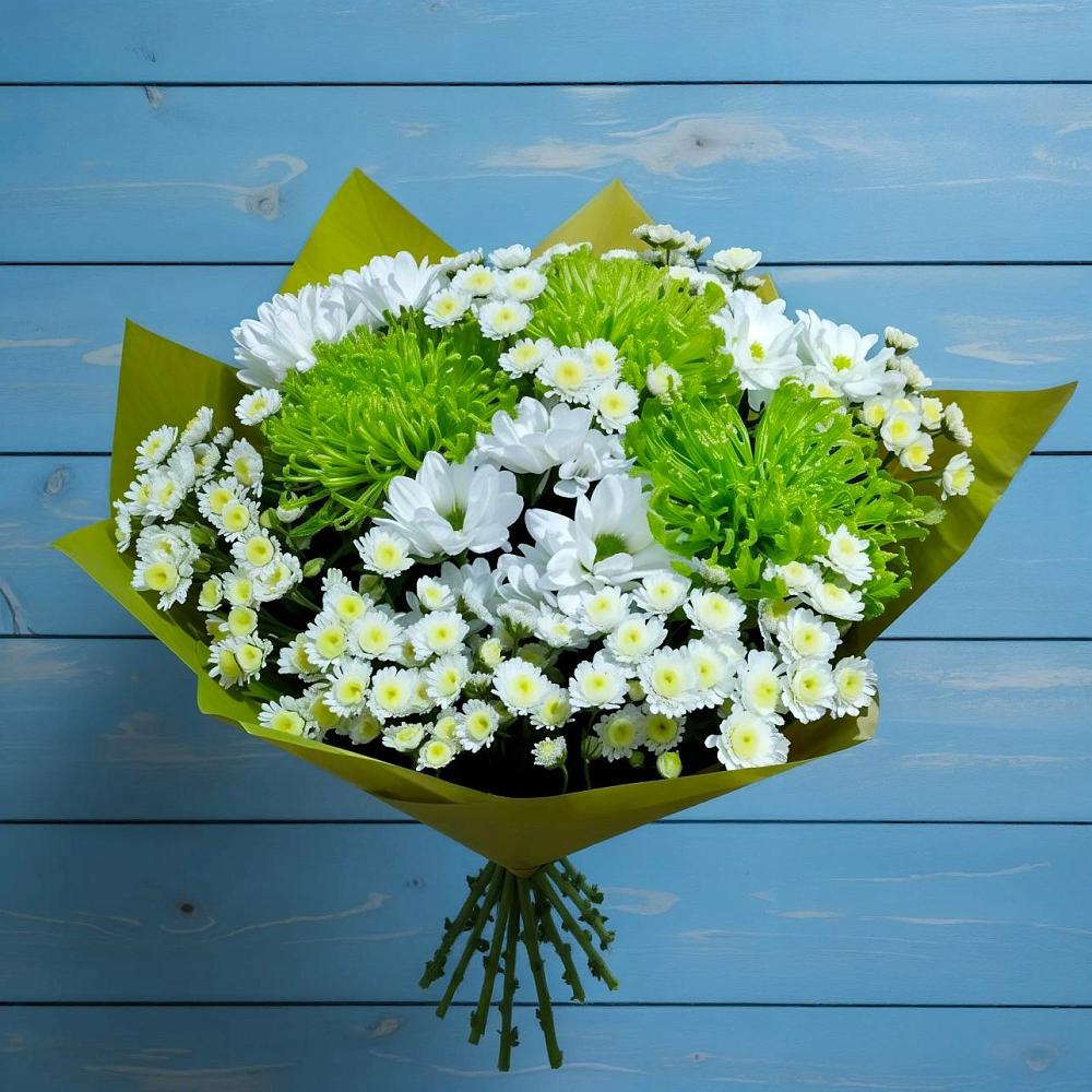 Букет цветов из: Хризантемы в Петрозаводске