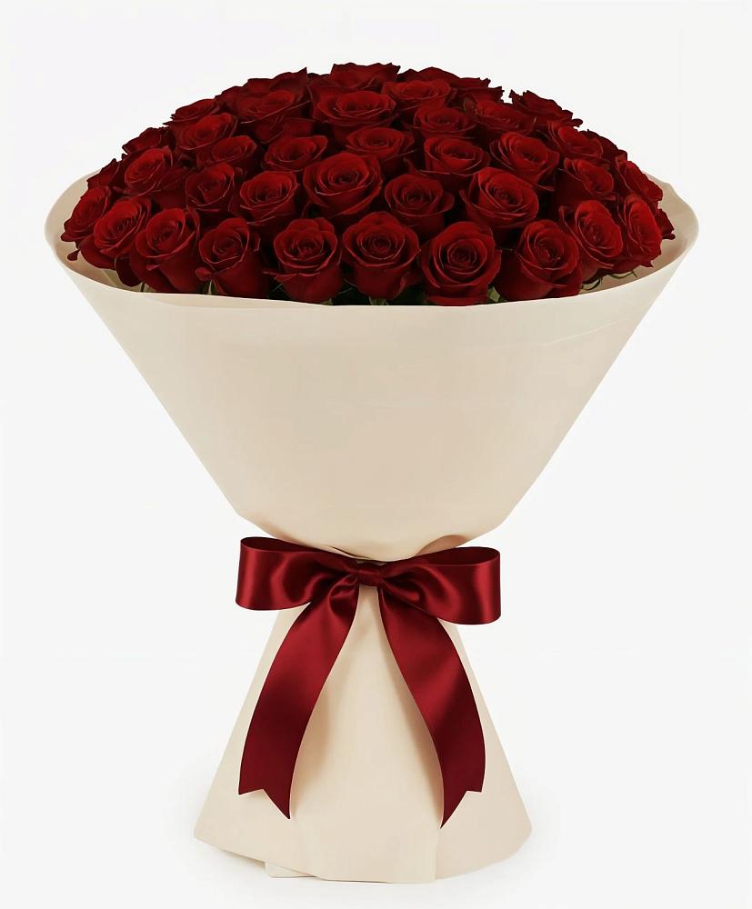 Букет 101 Бордовая роза Блэк Бакарра в Петрозаводске