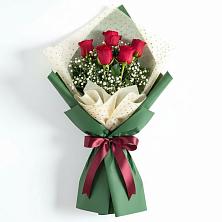 Букет рубиновое очарование в Петрозаводске Букет цветов из:  Розы в Петрозаводске